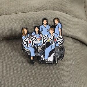 Grey's Anatomy Enamel Pin Friends Like Enamel Metal Pin